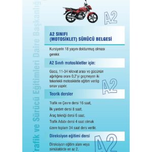 A2 Sınıfı Sürücü Belgesi