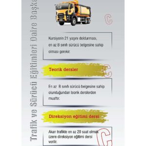 C  Sınıfı Sürücü Belgesi